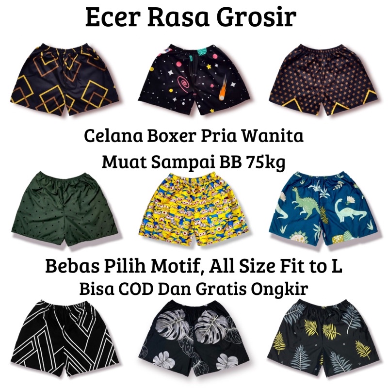 Ecer Rasa Grosir | Boxer Motif Tartan 01 Best Seller | Celana Pendek Pria Wanita | Celana Pantai | Celana Boxer | Boxer Pantai | Boxer Distro