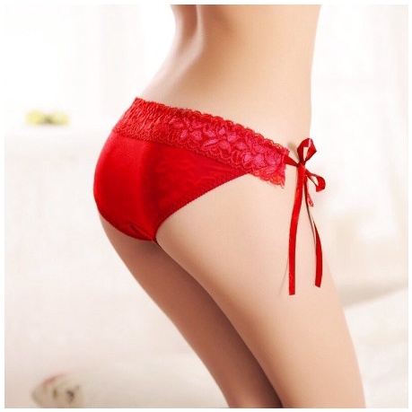 Ɛѵҽ Celana Dalam Wanita Renda Sexy G-String V-string Tali Kupu-Kupu 1056