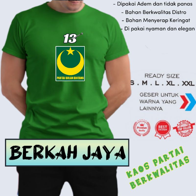 kaos partai PBB distro