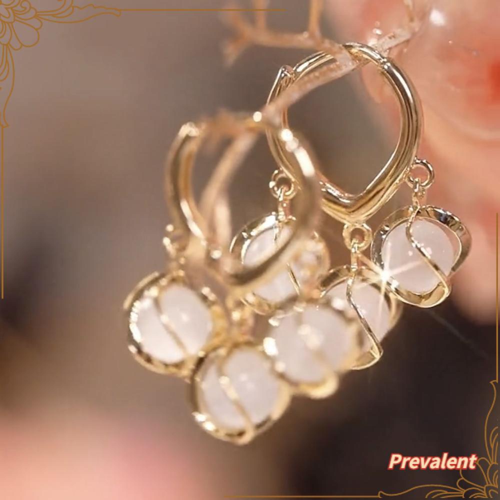 Preva Anting Pesta Perhiasan Hadiah Wanita Pernikahan Opal Ear Stud