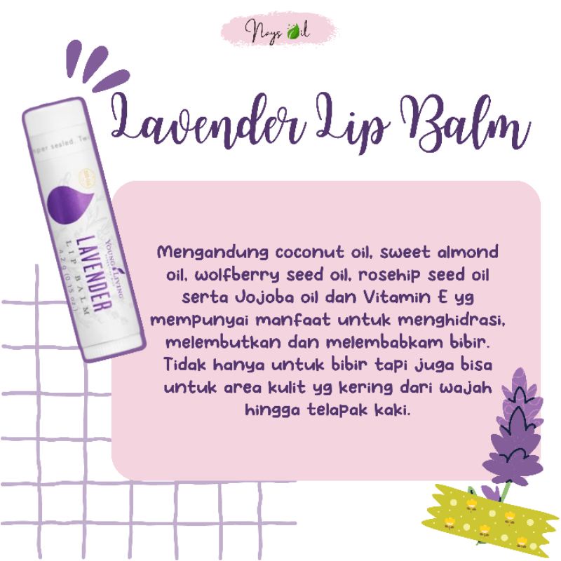 Lavender Lip Balm Young Living