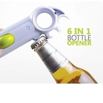 IKILOSHOP pembuka kaleng botol 6 in 1 multifungsi kitchen tools can opener