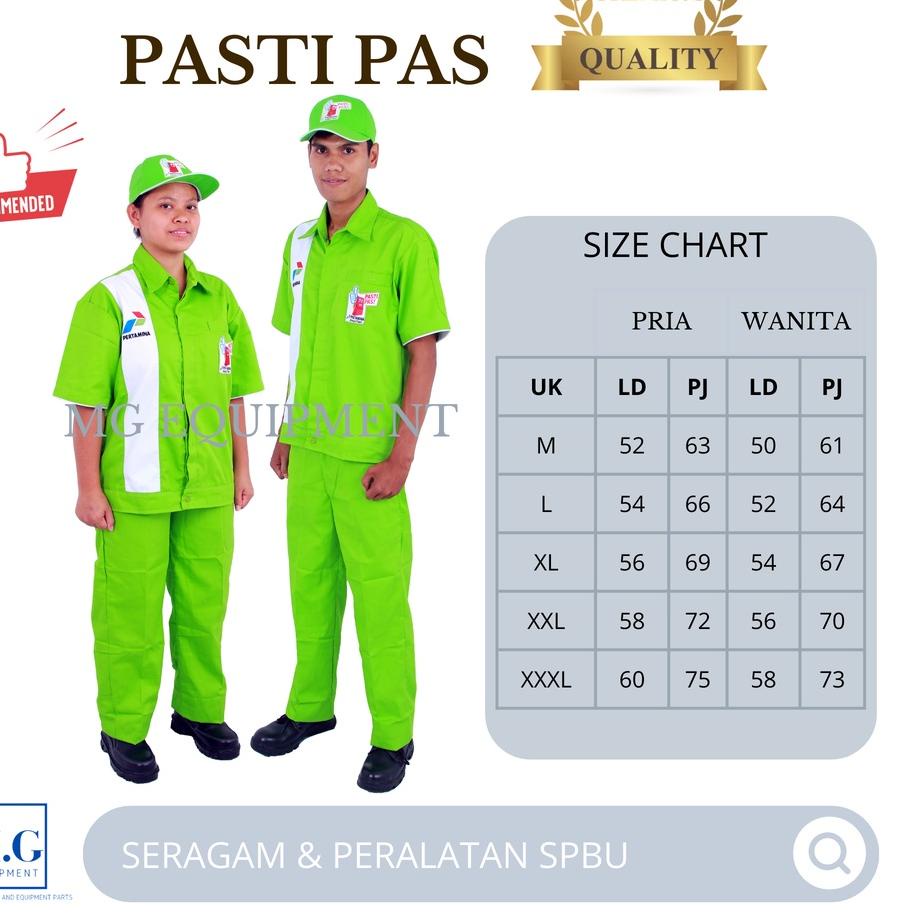Terkini Pakaian Kerja Baju Seragam Operator Pengawas Ob Teknisi Spbu Pertamina Pasti Pas 087 ❂