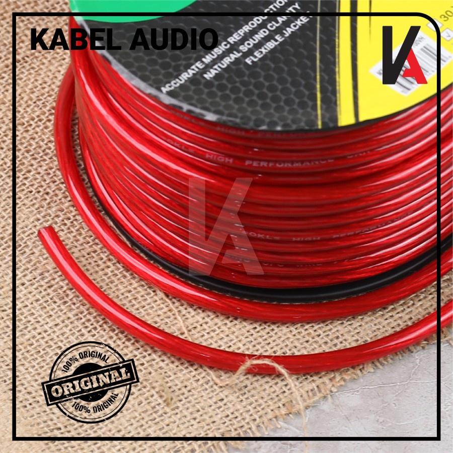 Kabel Speaker / Kabel Strum / Kabel Power Audio Mobil 8 Awg 37 Meter / 40 Yard