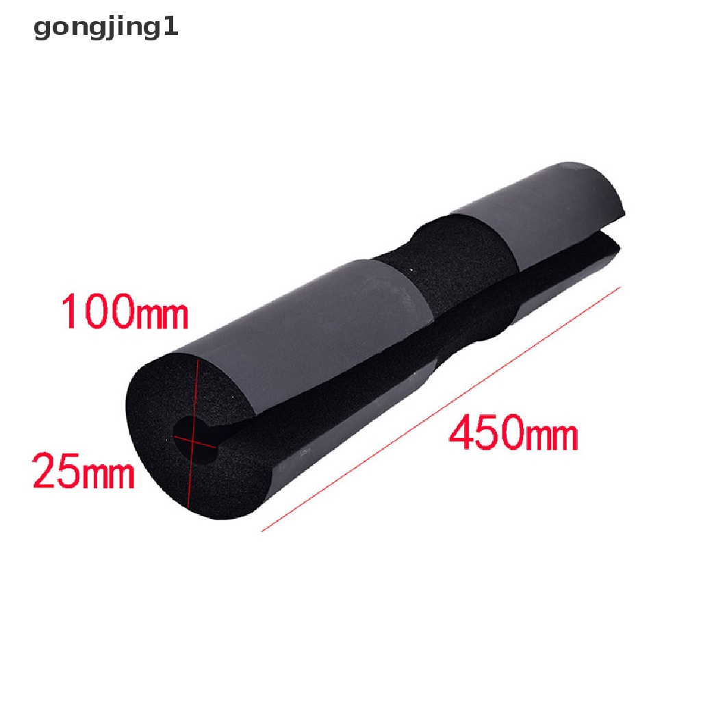 Ggg NEW Barbel Pad Gel Mendukung Squat Bar Weight Lifg Neck Menopang Pull Up Hitam ID