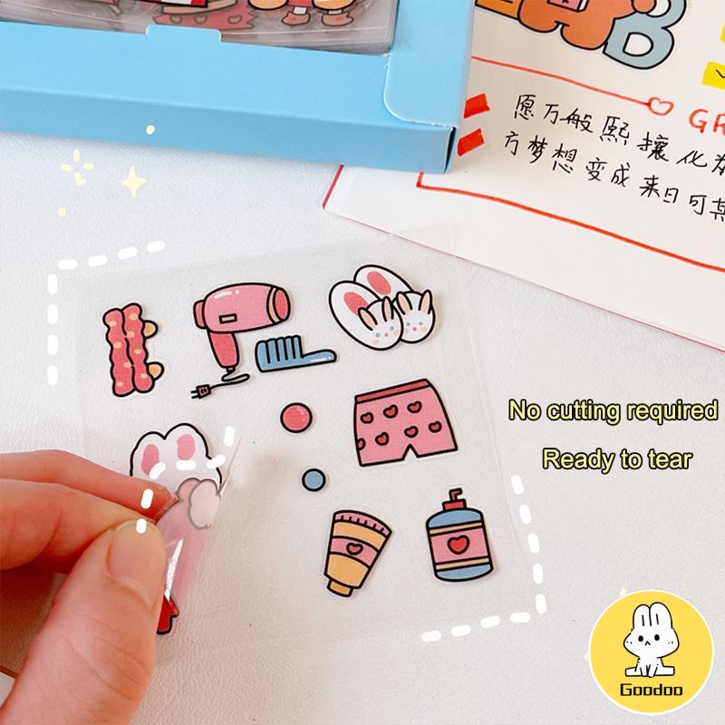 20pcs Stiker Kartun Lucu Untuk Dekorasi Notebook DIY Sticker Stationady -Doo