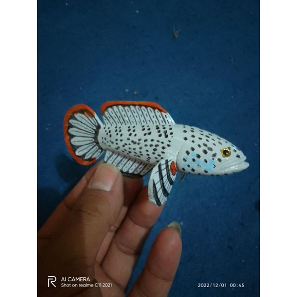 patung ikan chana barca/ replika patung chana