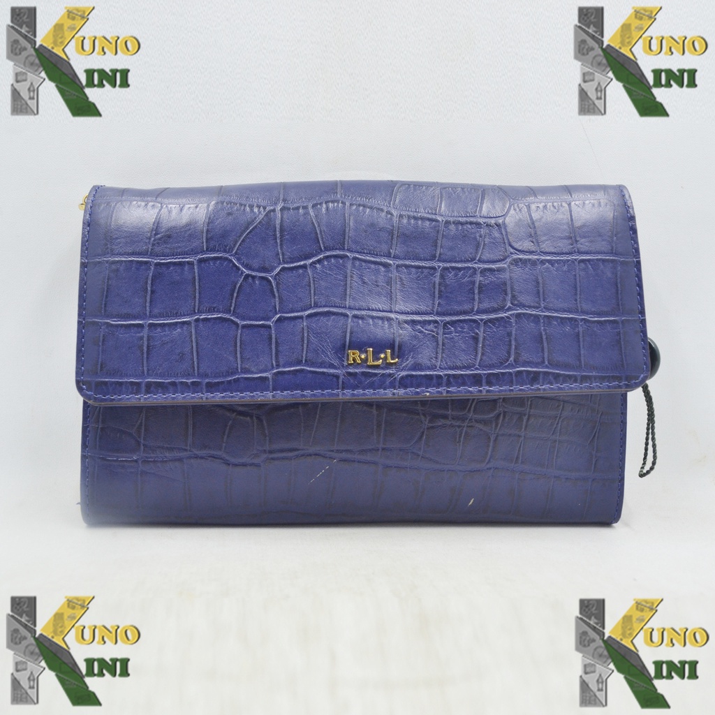 RALPH LAUREN PURSE BAG BLUE