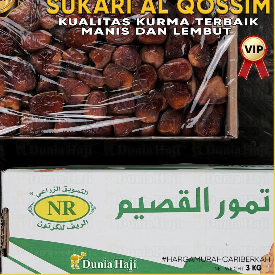 

GRATIS ONGKIR✅Kurma SUKARI 3KG Kualitas Super Premium VIP Grade A Exclusive Packing / Sukkari Basah|KD5