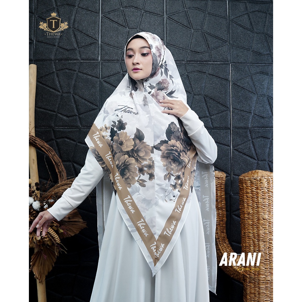 THEWA - Hijab Khimar Arani Digital Printing Kerudung Seruty Babydoll