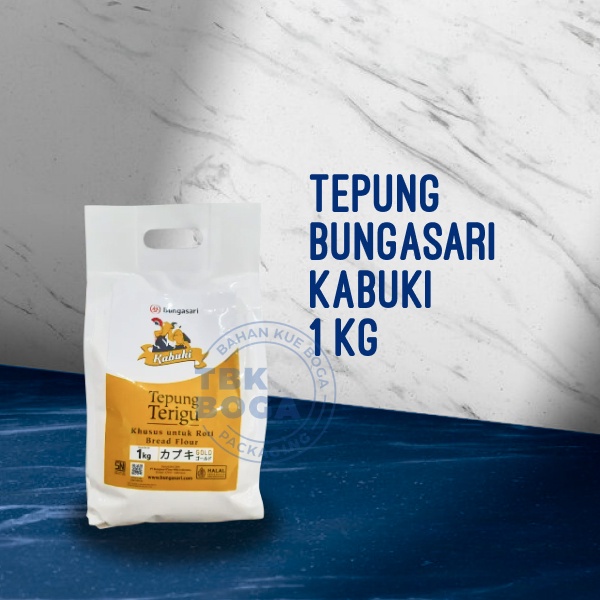 

Tepung Kabuki Gold ( 1 kg ) Bungasari Protein Tinggi Terigu Gandum