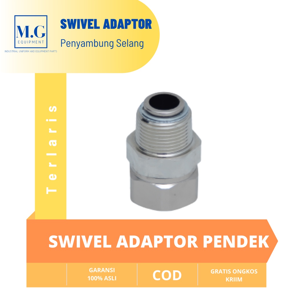 Swivel Swipel Adaptor Pendek SPBU