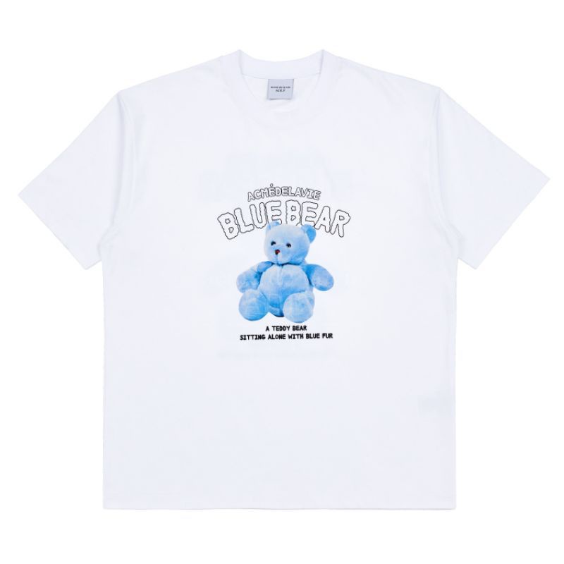 [ADLV] BLUE TEDDY BEAR SHORT SLEEVE T-SHIRT