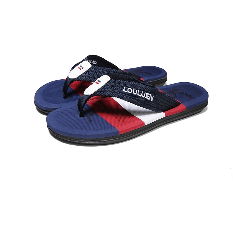 SANDAL JEPIT PRIA NON-SLIP TALI WEBING LULEN | SENDAL RUMAH FASHION CASUAL UNIK