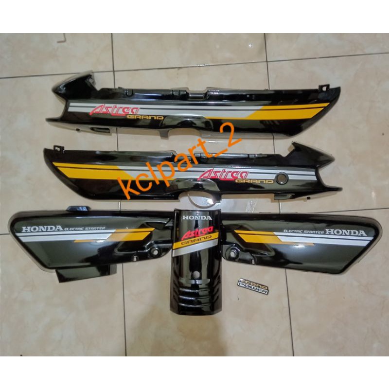 PAKET COVER BODY ASTREA HONDA GRAND BULUS TAHUN  91-92 BODYBSED ASTREA BULUS BODY ASTREA GRAND BULUS