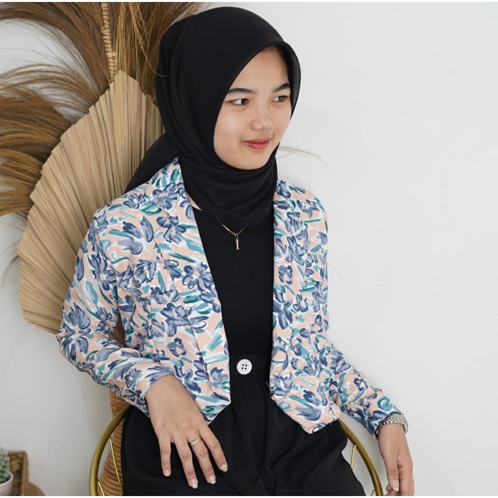 GFS YEPPEO RAYON DIAMOND CUTE BLAZER