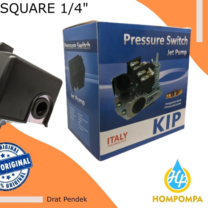 Lagi Trend OTOMATIS PRESSURE SWITCH 1/4" SEMI JET & JETPUMP KOTAK KIP - SPAREPART POMPA AIR''