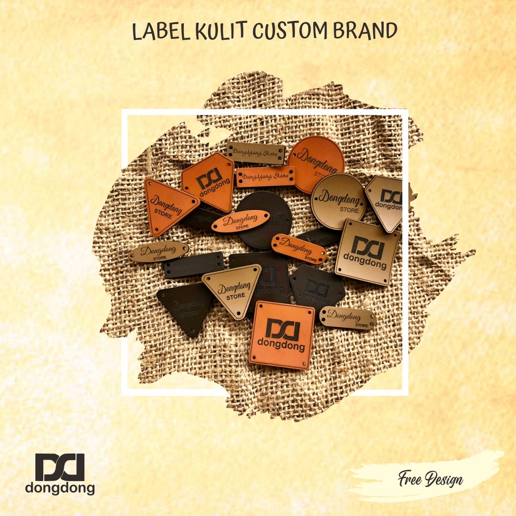 Label Kulit Custom Brand . Label Jeans . Label Tas Rajut . Label Kulit Sintetis