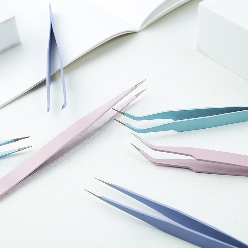 Pinset Stiker Penjepit Stiker Bengkok Lengkung Scrapbook Tools
