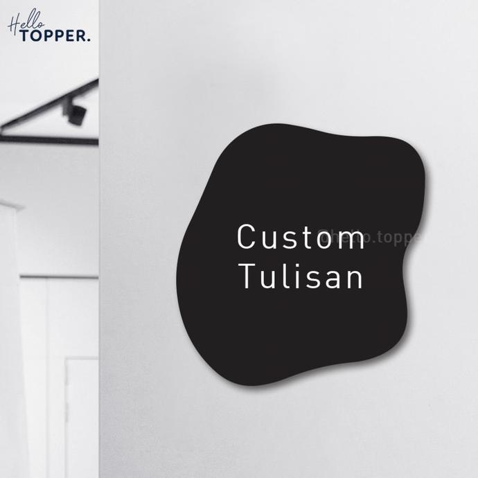 

Custom Tulian Sign Board Akrilik Print Signage Acrylic