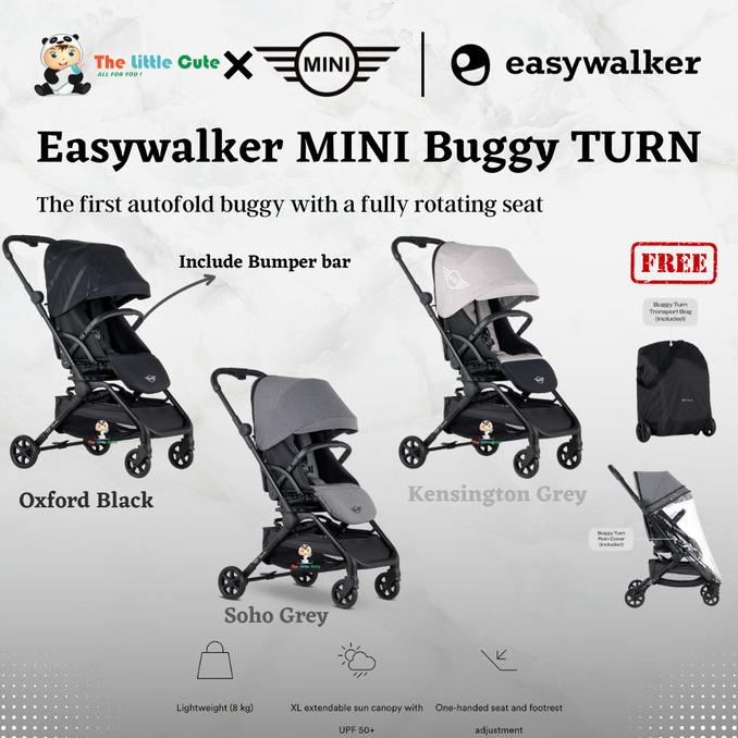 Easywalker MINI Buggy TURN Stroller Autofold