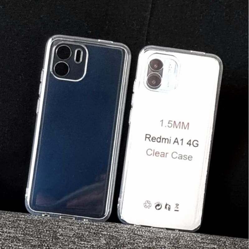 XIAOMI REDMI A1 A2 CLEAR HD 2.0 CASING SOFTCASE SILIKON BENING BAHAN TEBAL ANTI JAMUR