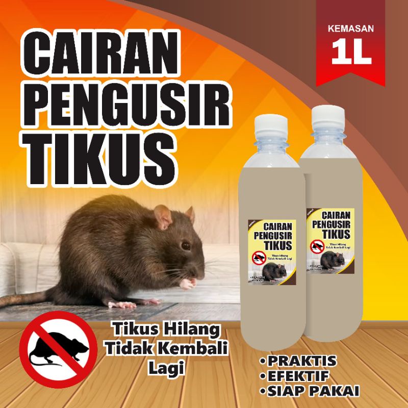 Cairan Pengusir Tikus Ampuh kemasan Botol PET 1 liter