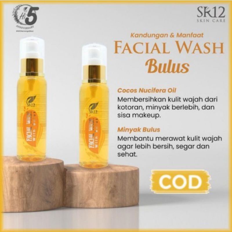 Facial Wash SR12 Original Facial Wash Coffee Facial Wash Facial Wash Honey Facial Wash Bulus