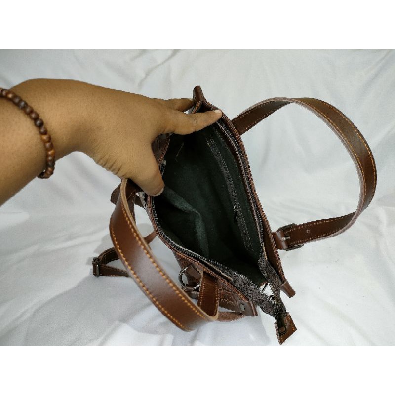 Tas Wanita Otaama kulit sapi asli, Clutch perempuan kulit sapi asli