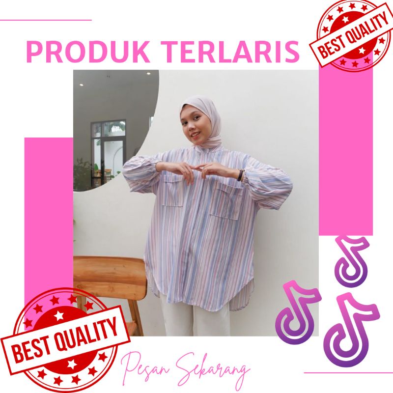 TUNIK SIERRA // SIERRA CANDY // STRIPE TUNIK //TUNIK JUMBO SIERRA