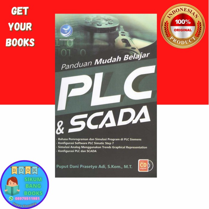 Jual Buku Panduan Mudah Belajar Plc Dan Scada Cd Shopee Indonesia