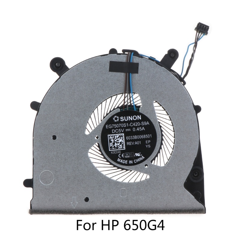 Btsg Kipas CPU Cooler Heatsink Exhaust Kipas Pendingin CPU Pengganti ProBook 650g4