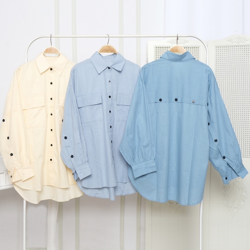 KEMEJA POCKET OVERSIZE