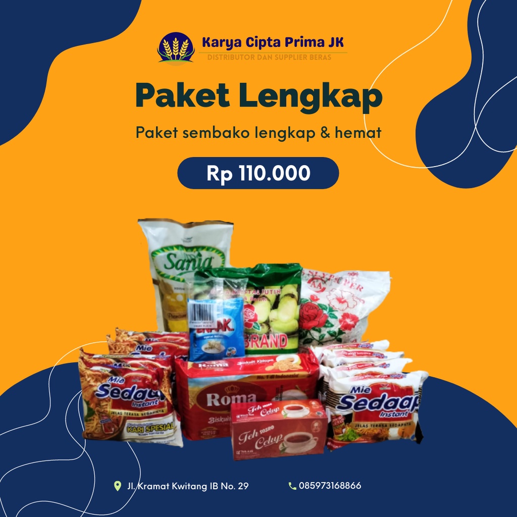 

Paket Sembako - Lengkap Murah