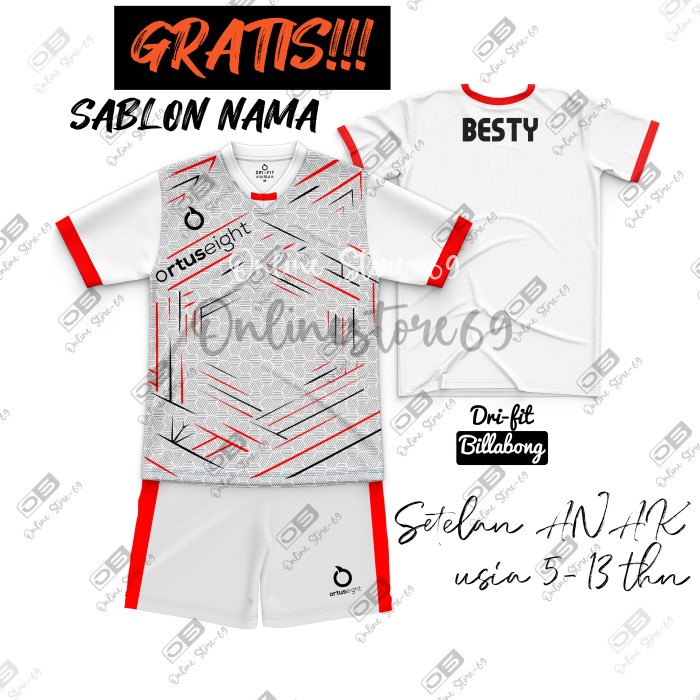 CUSTOM NAMA BAJU BOLA ANAK /KAOS FUTSAL ANAK-ANAK / CUSTOM NAMA BAJU BOLA ANAK BEST PRODUK