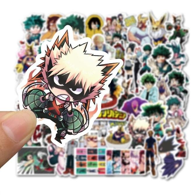 Stiker Sticker Anime Boku No Hero - My Hero Academia - Paketan