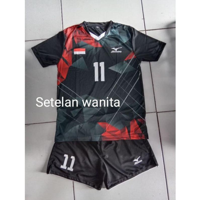 Model Baru FMCIU COD kaos voli baju voli wanita motif printing/ setelan/ kaos bola 56 Promo