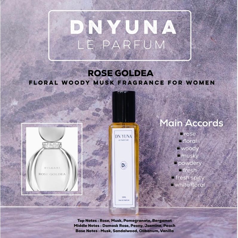 DNYUNA LE PARFUM - ROSE GOLDEA