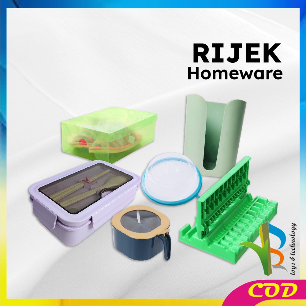 RB-PART 2 Barang Rijek Homeware Dispenser Beras Wallpaper Perlengkapan Dapur Kotak Tissue / Tempat Penyimpanan Serbaguna / Kotak Bekal