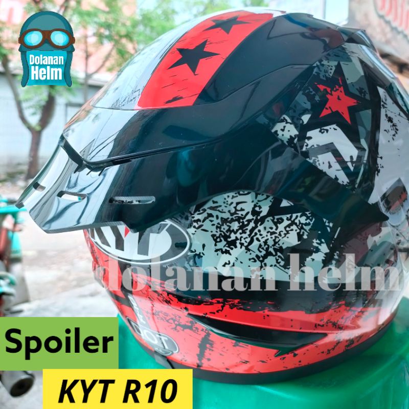 SPOILER HELM KYT R10 ALL SERIES