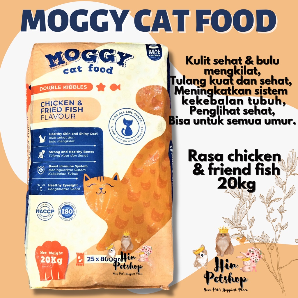 EKSPEDISI Makanan Kucing Moggy 20kg