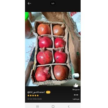 

((V-2&4♥)) Buah delima merah SEGAR spanyol mini satuan BIJI LUNAK langsung kirim