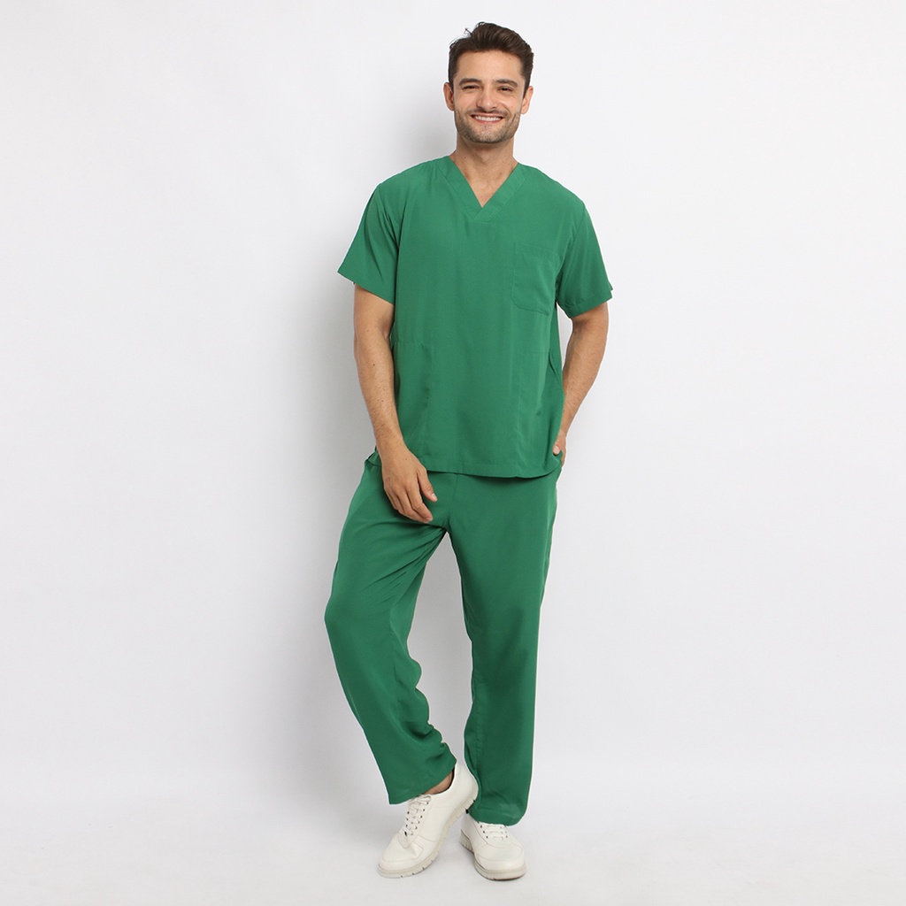 Baju Jaga VSS Scrubs on Call Flowy Lengan Pendek