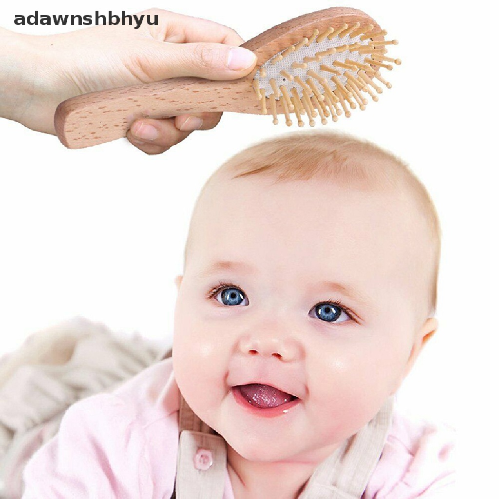 Adawnshbhyu 3Pcs Sisir Sikat Rambut Bayi Untuk Bayi Baru Lahir Balita Hairbrush Head Massager ID