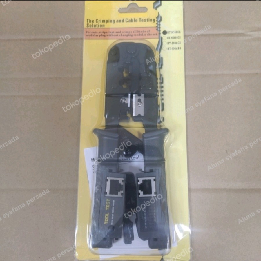 krimping tools / tang rj45 lan tester / tang crimping rj45 + lan test
