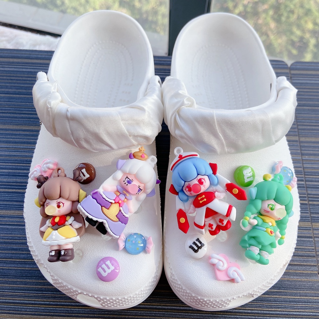 12 Pcs Fairy Set Cros Jibitz Sepatu Pesona Sandal Aksesoris Sepatu Hias