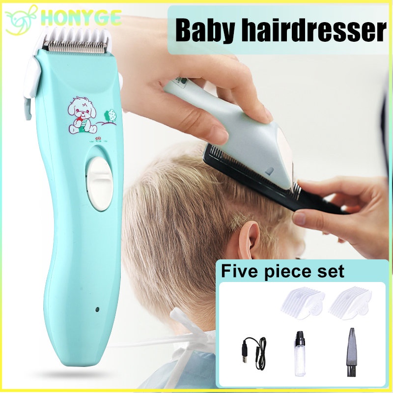 Baby Hair Clipper Alat Cukur Rambut Bayi Anak Lengkap &amp; Mudah untuk Dicuci，Hair clipper mesin