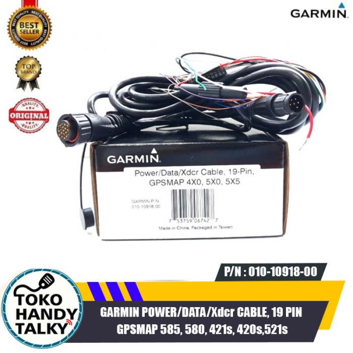 GARMIN POWER DATA Xdcr CABLE 19 PIN GPSMAP 585 580 421s 420s 521s