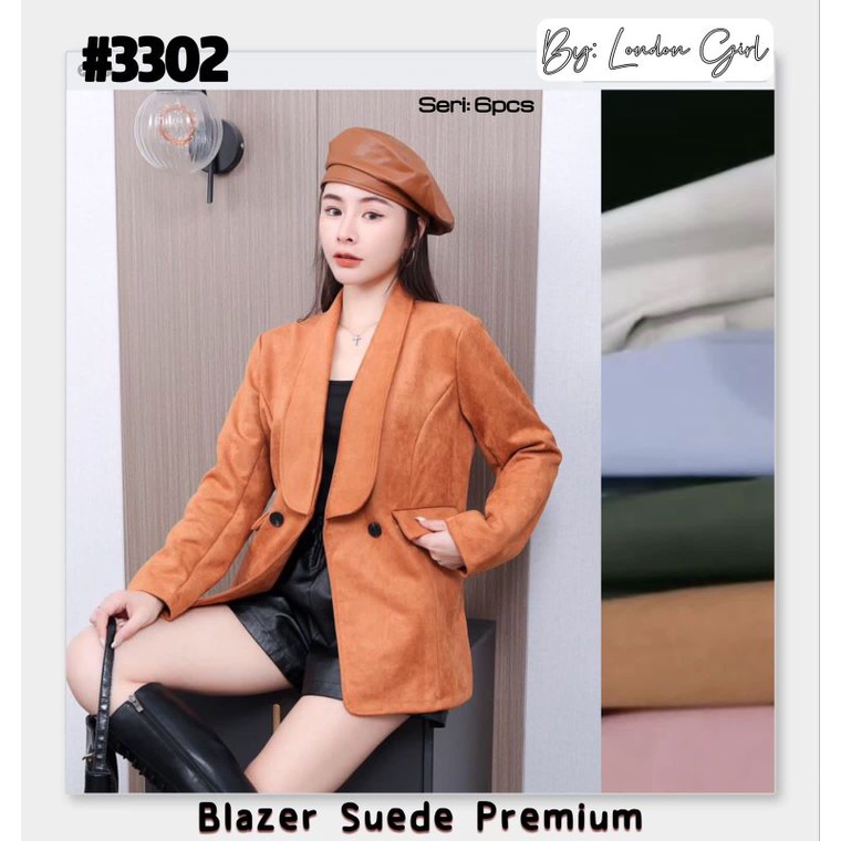 BLAZER SUEDE PREMIUM IMPORT 3302