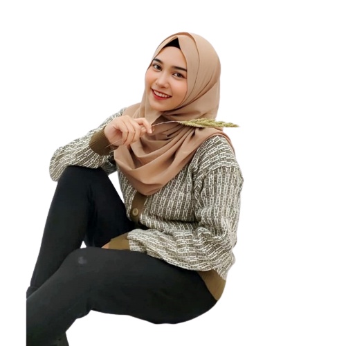 TokoMilkan - Cardigan Rajut Wanita Premium | Cardigan Big Size Halus Lembut Tebal ALYSIDA